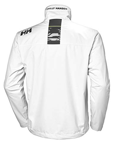 Image of Helly-Hansen mens Crew Midlayer Fleece Lined Waterproof Windproof Rain Jacket