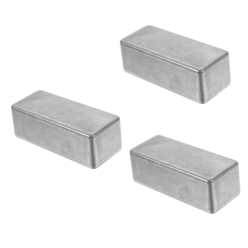 Boîte aluminium pour pédales de guitare SOLUSTRE boîtier robuste de bricolage x3