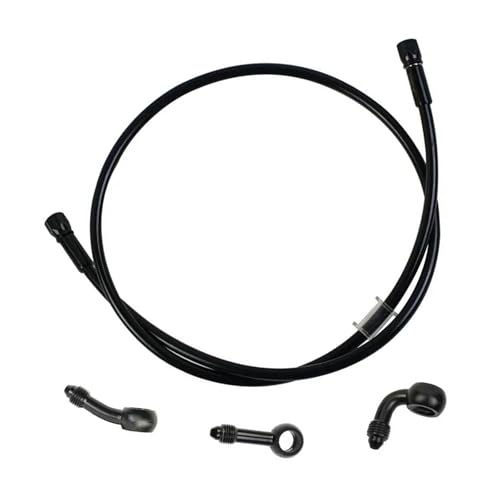 Flexible frein hydraulique tressé haute pression 1400mm pour maître-cylindre moto
