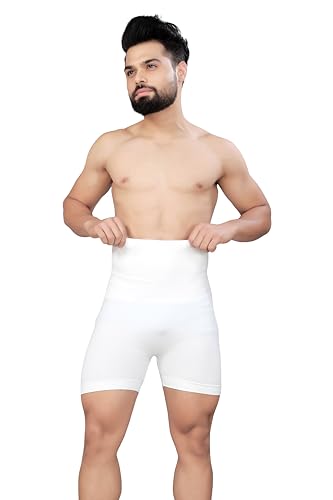 Image of Tummy Tucker Men Shapewear for Control Seamless High Waist Slimming Underwear Body Shaper Boxer Stomach Fitness for Exercise & Workout Briefs