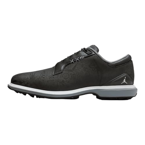 Jordan ADG 5 Golf Shoes (Wide) (FQ7874-003, Black/Cool Grey/White) Size 9.5