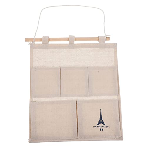 ULTECHNOVO Wall Hanging Storage Bag Multi Pocket Organizer for Home Sundries Easy Installation Reliable Material for Dorm Organization and Household Wall Pocket Use
