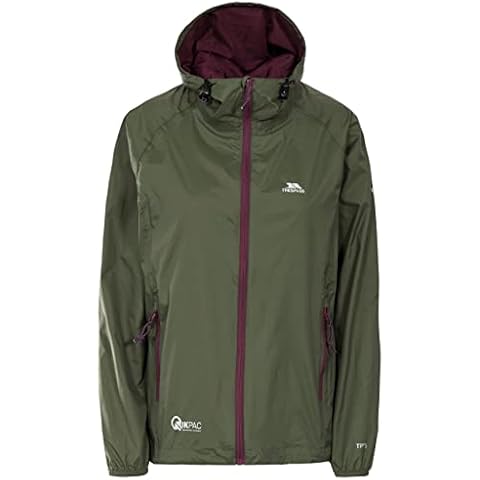 Veste Femme Trespass Qikpac Verte Cover