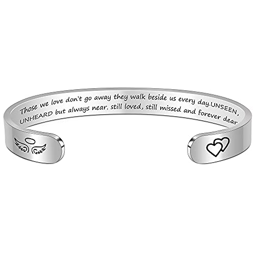 Btysun Bracelets for Women Mothers Day Bracelet Gifts from Daughter Inspirational Gifts for Women Graduation Gifts for Her Motivational Birthday Cuff Bangle Friendship Personalized Mantra Jewelry…