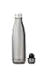 S'well METI-17-B15 Insulated, Double­Walled Stainless Steel Water Bottle, Nautical in 17oz, Titanium