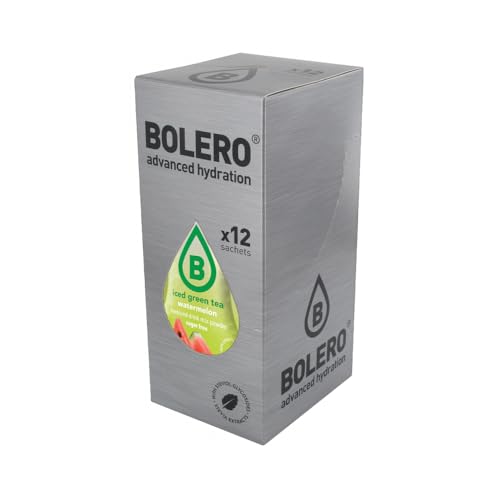 Bolero Iced Green Tea (12x8g) Sandía - Intra y Post-Entrenamiento - Intra-Entrenamiento