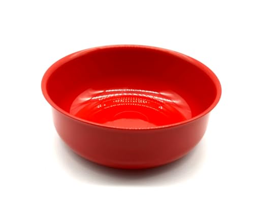 Kimmel 3 Stück Schüsseln Schalen 750 ml für Müsli, Suppe und Salat, Farbe rot
