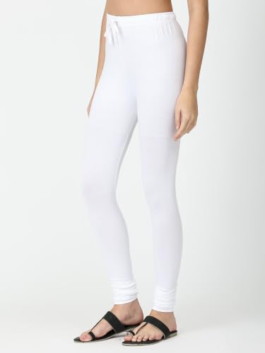 Image of Robinbosky Cotton Churidhar Leggings for Women - Stylish, Stretchable & Flattering Fit for All-Day Comfort