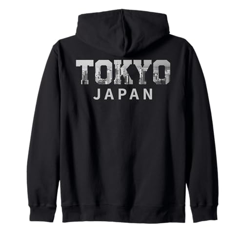 Vintage Tokio Japón icónico Skyline Souvenir Sudadera con Capucha