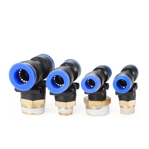 Conector neumático tipo PX PB PD PH con rosca macho para tubos de aire comprimido 3