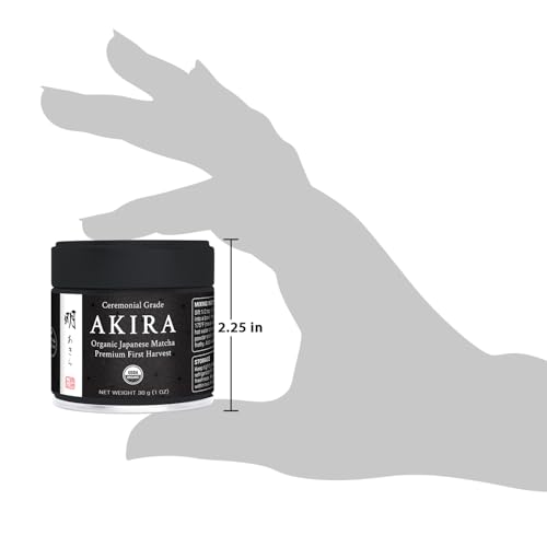 Akira Matcha Organic Ceremonial Green Tea Powder