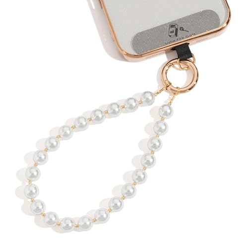 Dragonne de téléphone perlée amovible pour smartphone tendance
