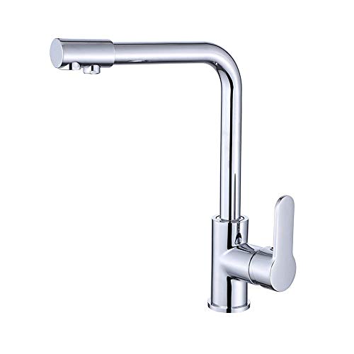 Robinet eau pure cuisine pour boisson directe mitigeur 3 voies eau chaude et froide