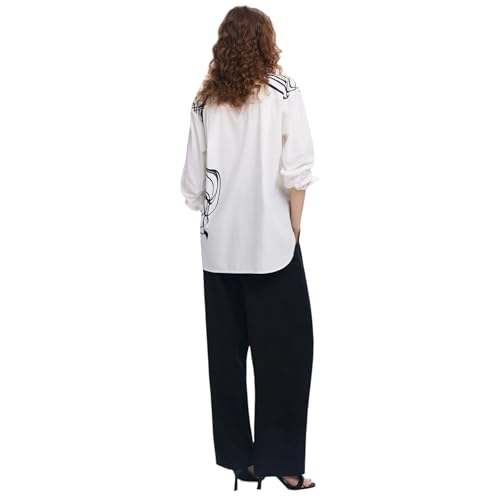 Image of Desigual Women's Woman Woven Shirt Long Sleeve