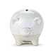 DEMDACO 5004820136 Bear-y Good Saver Classic White and Tan 4 x 3.5 Inch Stoneware Piggy Savings Money Coin Bank Bear
