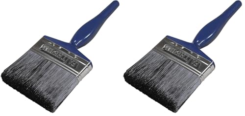 Image of Faithfull FAIPBU4 Utility Paint Brush 4-inch, Blue (Pack of 2)