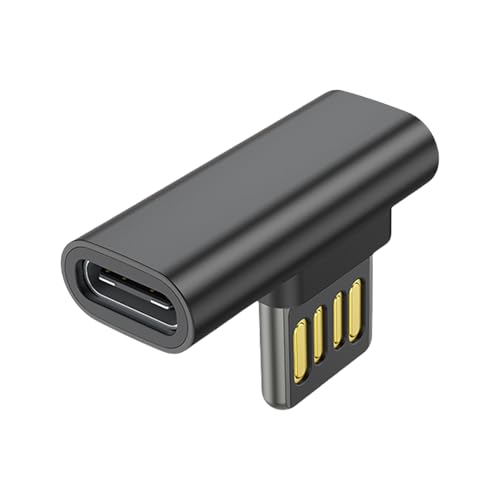 USB - Type C 90°�G���{�[�A�_�v�^�[�A���G���A�Ŏg�p���邽�߂̗��ʃv���O - �^�C�v�A�_�v�^�[�T�C�h�R���o�[�^�[