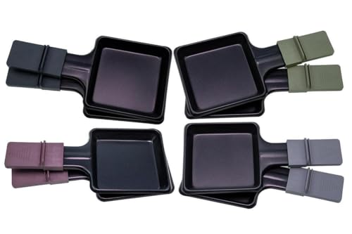 Pfannen/Pfännchen 8 Stück kompatibel mit/Ersatzteil für Severin 7108048 RG9645 Raclette (Maße im Text)