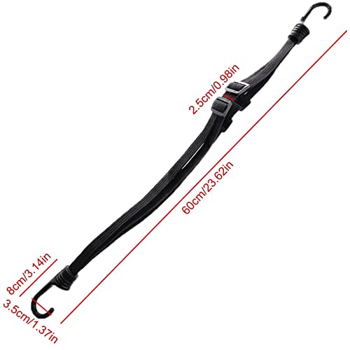 2 PcsUniversal Motorcycle Helmet Luggage Rope,Retractable Highly bungee Luggage Luggage Motorcycle B