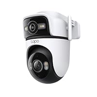 Tapo TP-Link Outdoor Dual Lens Pan/Tilt Security Camera, 2K 3MP, Wide-Angle & Telephoto Lens, Panoramic Coverages, Smart Tracking, 360°, Night Vision, Free AI Detection & Notification (Tapo C545D)