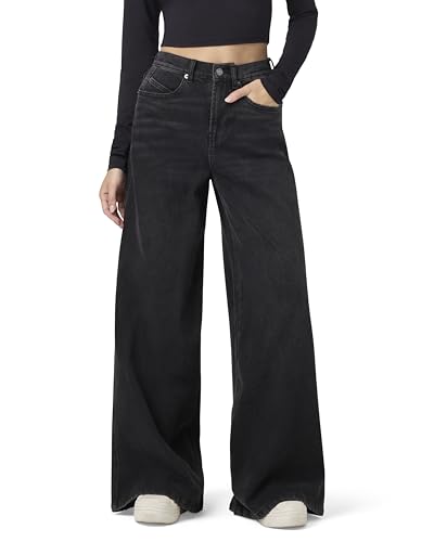 florence by mills Women's Total Softie Denim Wide Leg Jeans2