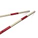 Promark H-RODS Hot Rods Drumsticks (1 Pair) - Smooth Grip for Easy Playability - Constructed of 19 Birch Dowels - Perfect for Small Venue and Acoustic Performances, .550" Diameter, 16" Long