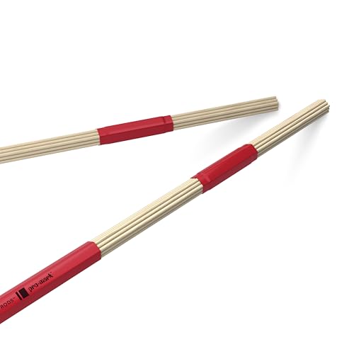 ProMark Hot Rods Drum Sticks - H-Rods Dowel Drumsticks - Quiet, For Small Performances - 5B, .550" Diameter - 16" Length - 1 Pair by ProMark - Used condition - US$22.54