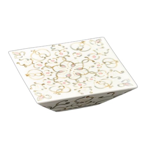 ???????(Setomonohonpo) Colorful Square Plate, 6.2 x 6.2 x 2.0 inches (15.7 x 15.7 x 5 cm) | Serving Plate |