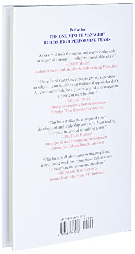 William Morrow The One Minute Manager Builds High Performing Teams: New and Revised Edition