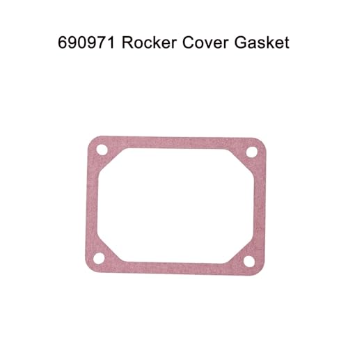 Image of Push Rod Set & Valve Cover Gasket 690981 690982 498745 690971 Rocker Cover Gasket Replaces 273486 Compatible with Brig & Straton