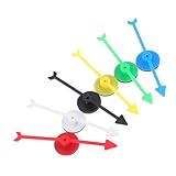 Utilisation polyvalente : adaptés à une variété de jeux de table, flèches rotatives ajoutent une couche supplémentaire de plaisir et de , ce qui rend pour soirée de jeu, toupies pour de classe, pointeur en plastique de jeu