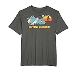 Questo fresco design retrò vintage con la citazione Ultra Runner è un regalo perfetto per tutte le persone che sono corridori e jogging e amano correre e fare jogging nella natura o come concorrente in montagna.