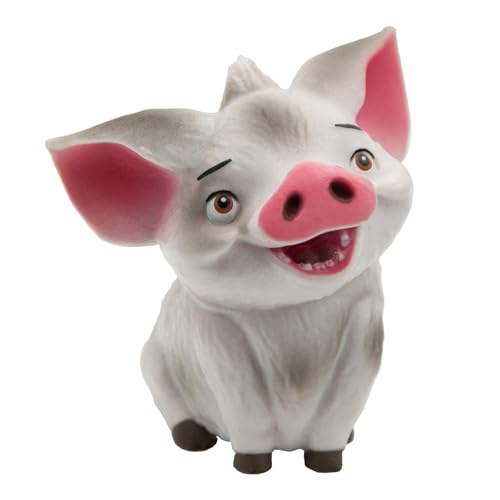Bullyland 13187 - Spielfigur Hausschwein Pua aus Walt Disney Vaiana, ca. 4,6 cm, detailgetreu, ideal als kleines Geschenk für Kinder ab 3 Jahren