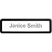 Lorell Recycled Plastic Cubicle Nameplate (LLR80669)