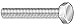 Hex Cap Screw,M8-1.25,30Mmbrass,Pk5