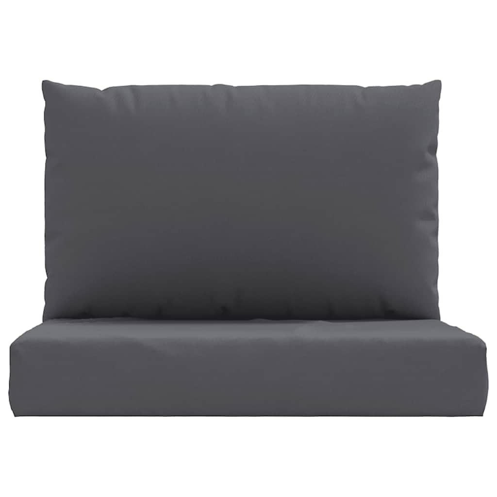 vidaXL Palettenkissen 2-TLG. Anthrazit Oxford-Gewebe