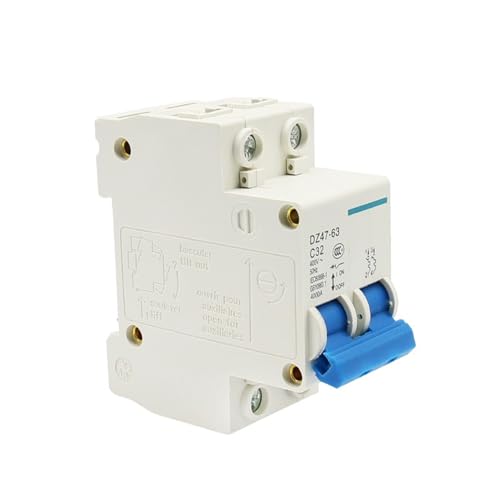 Disjoncteur DC 12V mini DZ47-63 32A idéal pour le système solaire de camping-car