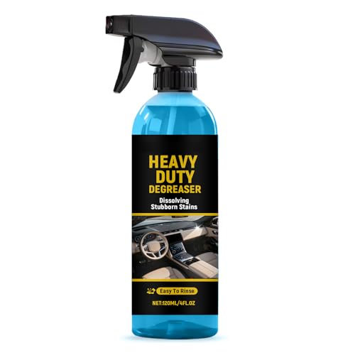 Limpiador De Interior De Coche | Removedor de Manchas sin Grasa para Detallado | Spray Detallador Interior y Limpiador de Cuero de Coche | Para Salpicadero Asientos Alfombras Tapicería Cuero Previene