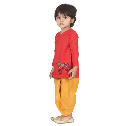 Image of BownBee Kids Ethnic Wear Dhoti Kurta Set | Traditional Festive Clothing for Children | Indian Wedding & Celebration Wear | Comfortable Fit