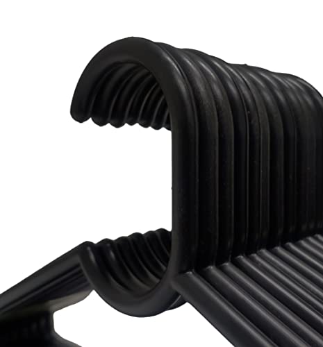 Kit com 30 Cabides Slim De Plástico Para Roupas