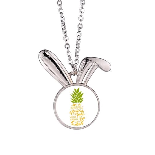 Collier lapin avec message gravé le cadeau idéal pour un anniversaire