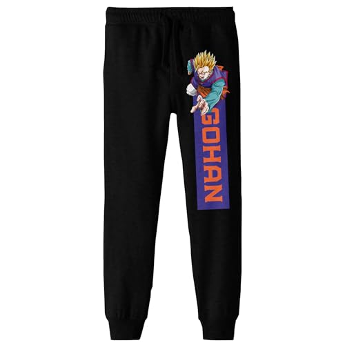 Dragon Ball Z Super Saiyan Gohan Youth Black Joggers -Large