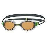 Zoggs Unisex Polarized Ultra-Regular Fit Schwimmbrillen, Grey/Clear/Copper