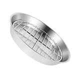 PAMINGONO Bandeja Para Asar Bandeja Para Hornear Inoxidable Rejilla Para Hornear Para Horno Con Rejilla Escurrecristales Para Servir Comida