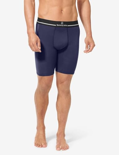 Image of Tommy John Men's Second Skin 8 inch Boxer Brief Underwear