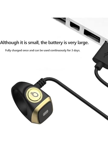 Image of Zikr Ring, Smart Tasbih Zikr Ring, Ring Count Reminder, Muslim Prayer Timing Reminder, LED Display, Bluetooth Connection, Multi-time Optional-20mm (Black)