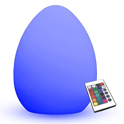 PK Green Lampe Table sans Fil, Multicolore, Extérieur, 32cm