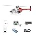 FLYWING Bell 206 RC Helicopter V3 with ACE Flight Control 6CH GPS Altitude Hold Two Rotor 1:16 Scale Helicopter RTF Fly Wing Bell206 v3 Helicopter flywing rc Helicopter Bell-206 Scale rc Helicopter