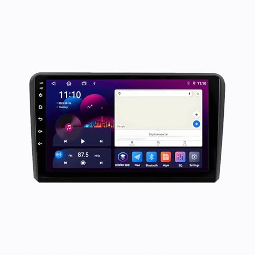 Autoradio para Audi A3 8P con Android Auto para actualizar la pantalla de fábrica