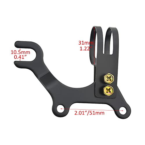 Xinmeiwen 2Pack 22Mm And 31.8Mm Brake Bracket Adapter Adjustable Bike Mounting Holder Disc Brake Bracket Frame Adapter Bicycle Components (160Mm) #TOP4